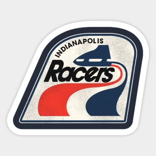 Defunct Indianapolis Racers Hockey Team Sticker